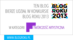 Zakręcony koralik w konkursie - blog roku 2013